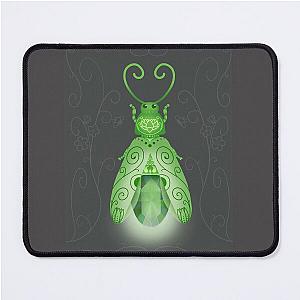 Green firefly with jem Mouse Pad