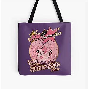 Jem and The Holograms Tour- Distressed All Over Print Tote Bag