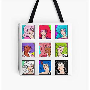 Jem and the Holograms All Over Print Tote Bag