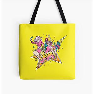 80s Jem - Star All Over Print Tote Bag