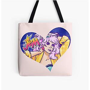 Hollywood Jem (Heart) All Over Print Tote Bag