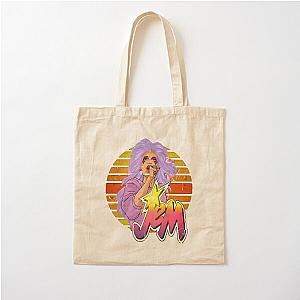 Retro Showtime Synergy Jem Cotton Tote Bag