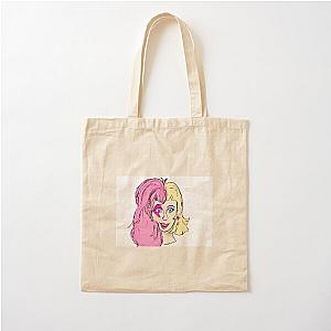 Jem and the Holograms Split Screen Sticker Cotton Tote Bag