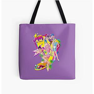 Jem and the holograms Fitted  All Over Print Tote Bag