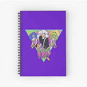 80s Jem -  Roxy - Stormer - Pizzazz Spiral Notebook