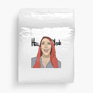 Jenna Marbles “Hell Yeah” Duvet Cover