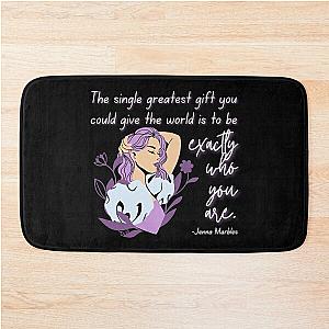 Exactly Who You Are Jenna Marbles Bath Mat