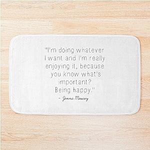 Jenna Marbles Inspirational Quote Bath Mat