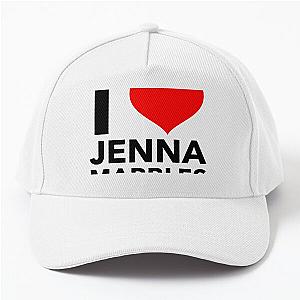 i heart jenna marbles (black) Baseball Cap