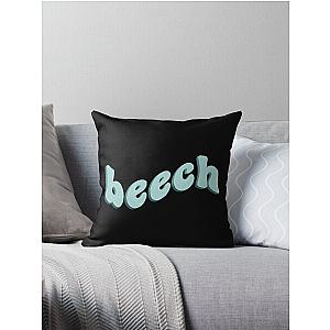 BEECH! Jenna Marbles Throw Pillow