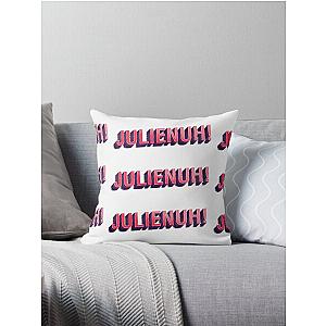 Jenna Marbles yelling JULIENUH!  Throw Pillow