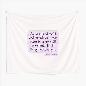 Jenna Marbles Quote Tapestry