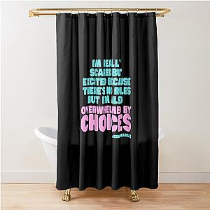 Overwhelmed by Choices Jenna Marbles Shower Curtain