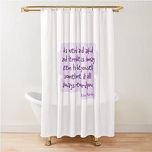 Jenna Marbles Quote Shower Curtain