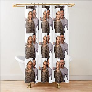 Jenna Marbles Julien Solomita Couple's Portrait Shower Curtain