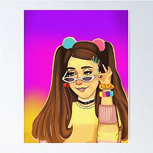 Jenna Marbles Fanart Colorful Poster