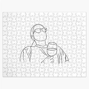 Jenna Marbles Leisuring (Line Drawing)   Jigsaw Puzzle