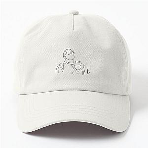 Jenna Marbles Leisuring (Line Drawing)   Dad Hat