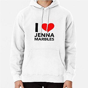 i heart jenna marbles (black) Pullover Hoodie