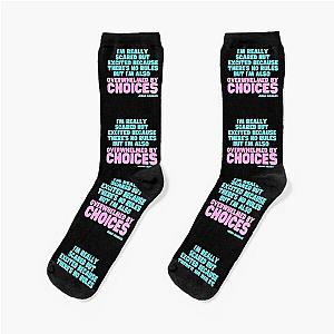 Overwhelmed by Choices Jenna Marbles Socks