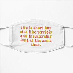 Jenna Marbles Toothbrush Quote Flat Mask