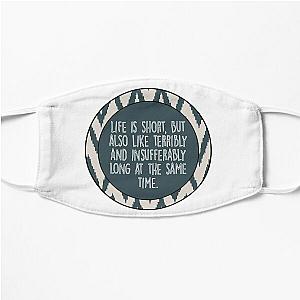 Jenna Marbles Quote Flat Mask