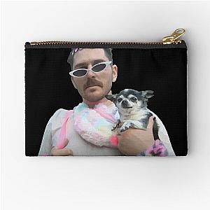 Julien Solomita - Jenna Marbles Dog Kermit Still Being Nervous Zipper Pouch