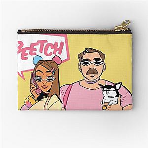 Julien Solomita - Jenna Marbles Dog Kermit Still Being Nervous Zipper Pouch