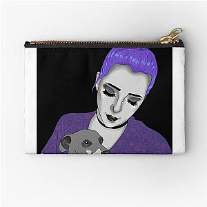 Jenna Marbles and kermit design Zipper Pouch