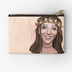 33-Year-Old Lady -- CAN I GET A HELL YEAH -- Jenna Marbles Portrait Zipper Pouch