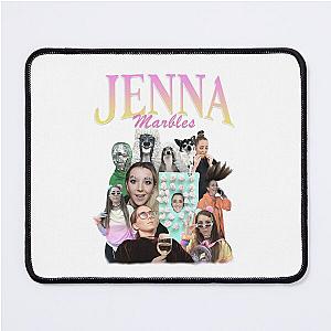 Jenna Marbles Collage - Pink Variant Mouse Pad