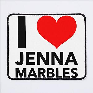 i heart jenna marbles (black) Mouse Pad