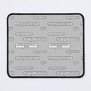 Jenna Marbles quote sheet Mouse Pad