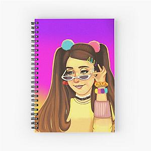 Jenna Marbles Fanart Colorful Spiral Notebook