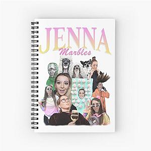 Jenna Marbles Collage - Pink Variant Spiral Notebook