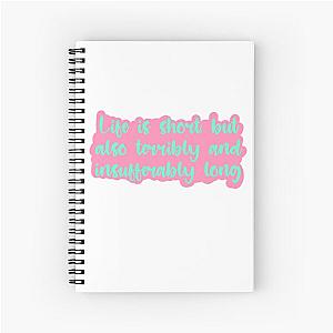 Life is Short - Jenna Marbles Spiral Notebook