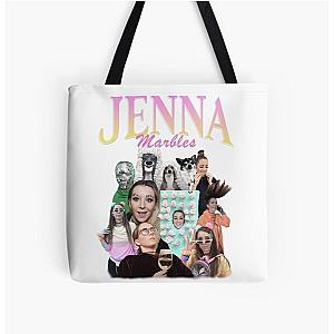 Jenna Marbles Collage - Pink Variant All Over Print Tote Bag