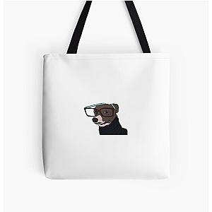 Kermit - Jenna Marbles Dog All Over Print Tote Bag