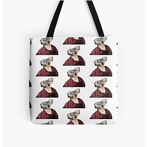 Jenna Marbles Dog Kermit In a leisure suit  All Over Print Tote Bag