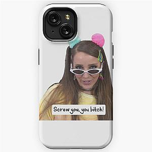 Screw you, you bitch! - Jenna Marbles iPhone Tough Case