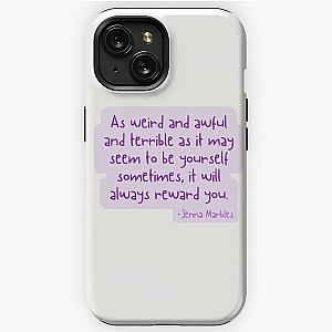 Jenna Marbles Quote iPhone Tough Case