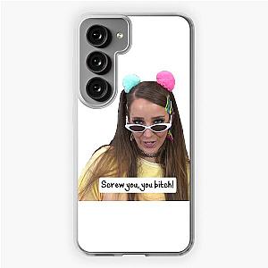 Screw you, you bitch! - Jenna Marbles Samsung Galaxy Soft Case