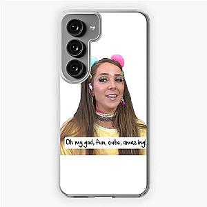 Oh my god, fun, cute, amazing! - Jenna Marbles Samsung Galaxy Soft Case