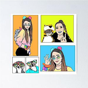 Jenna Marbles Stickers Poster