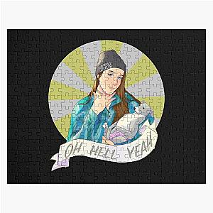 Jenna Marbles Oh Hell Yeah Madonna And Child Design Jigsaw Puzzle