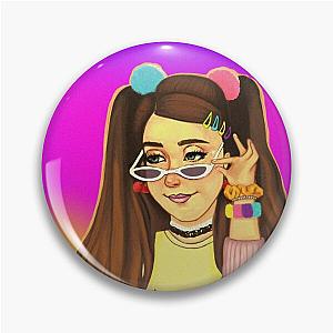 Jenna Marbles Fanart Colorful Pin