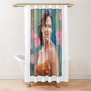 Jennifer Garner Portrait Celebrity Shower Curtain