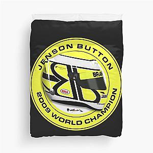 Jenson Button 2009 Helmet Duvet Cover