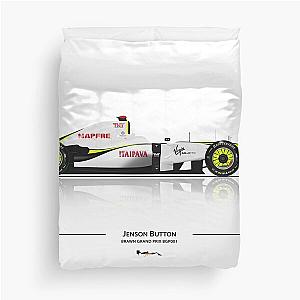 Jenson Button Brawn BGP001 2009 Duvet Cover