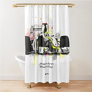 Jenson Button - Brawn BGP 001 - 2009 Shower Curtain